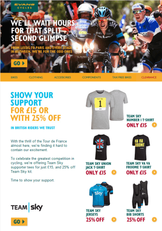 capitalize on the famous event by being part of conversation