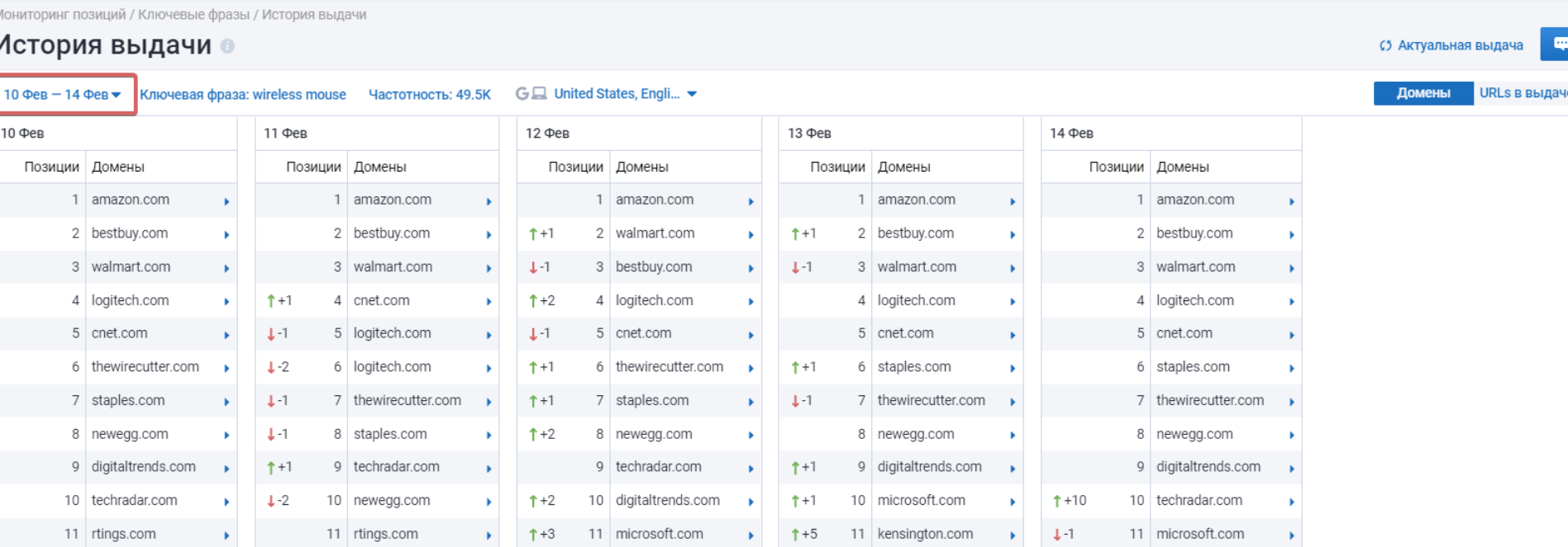 Как отследить и экспортировать позиции за определенный отрезок времени? 16261788788519