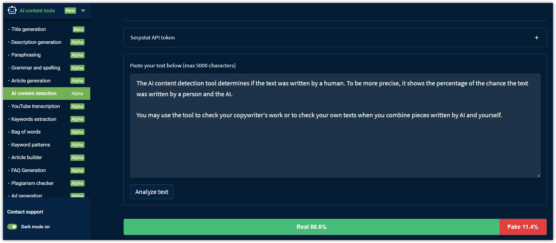 AI content detection