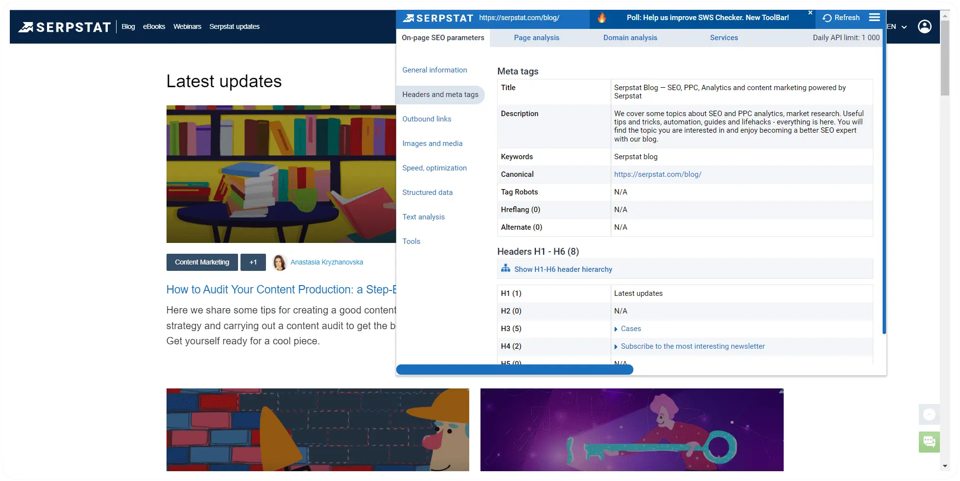 SEO checker meta tags