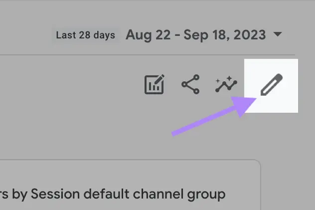 Settings for conversions in GA4