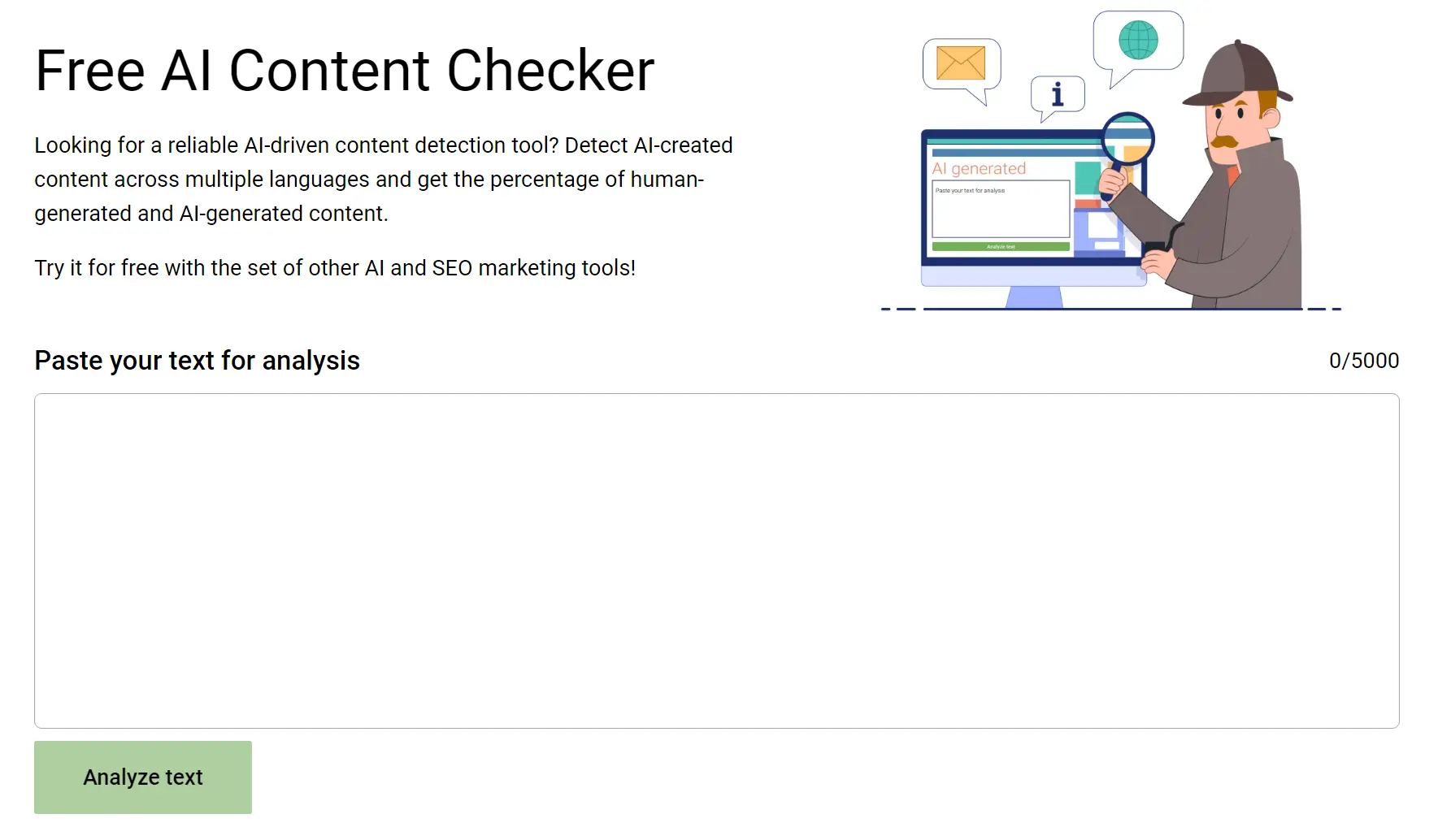Serpstat Free AI Content Checker