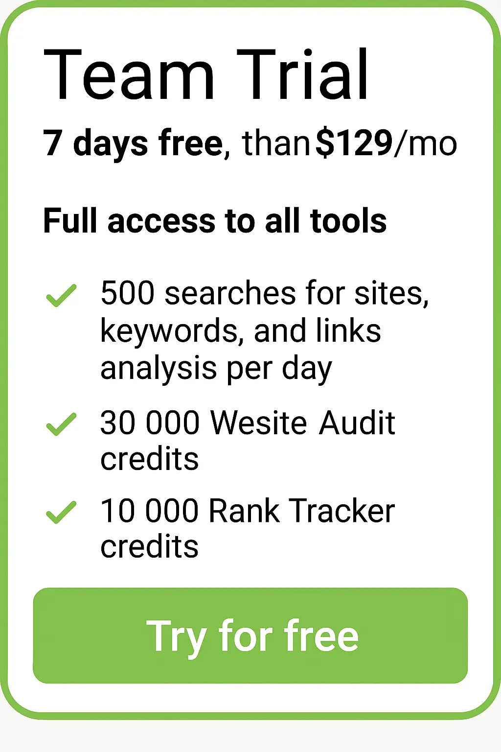 Get free 7-day access