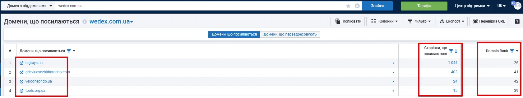 Домени-донори