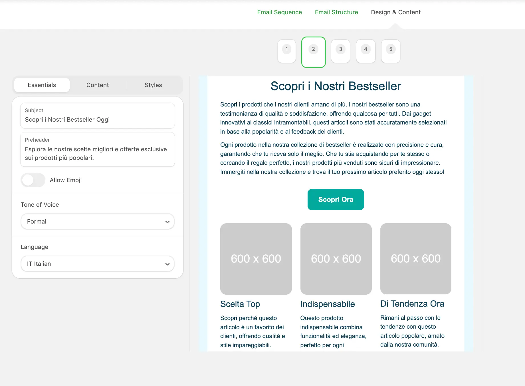 Email localization with Stripo AI Assistant